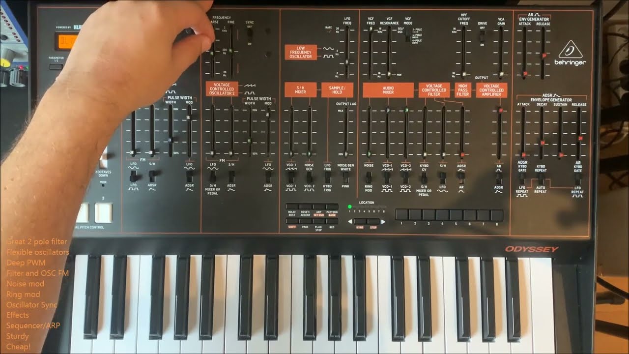 Behringer Odyssey is the best modern analog mono synth