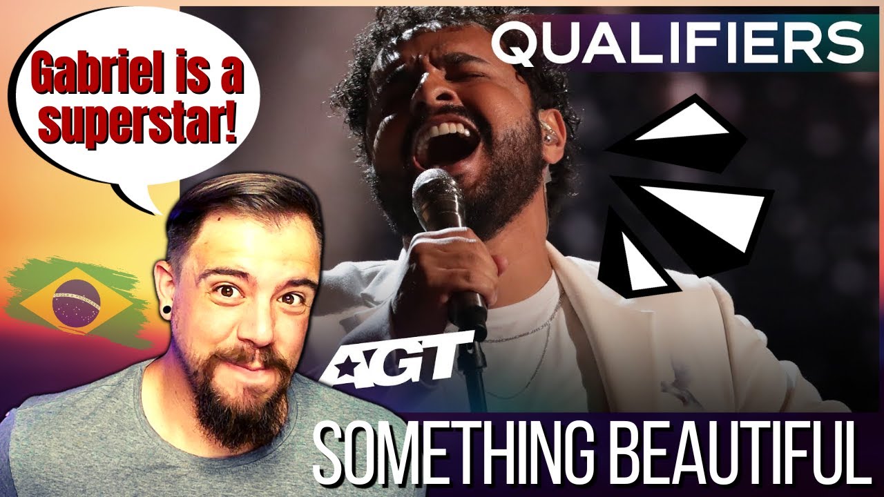 REACTION! │ Gabriel Henrique STUNS with "Something Beautiful" by Jacob Banks | Qualifiers | AGT 2023