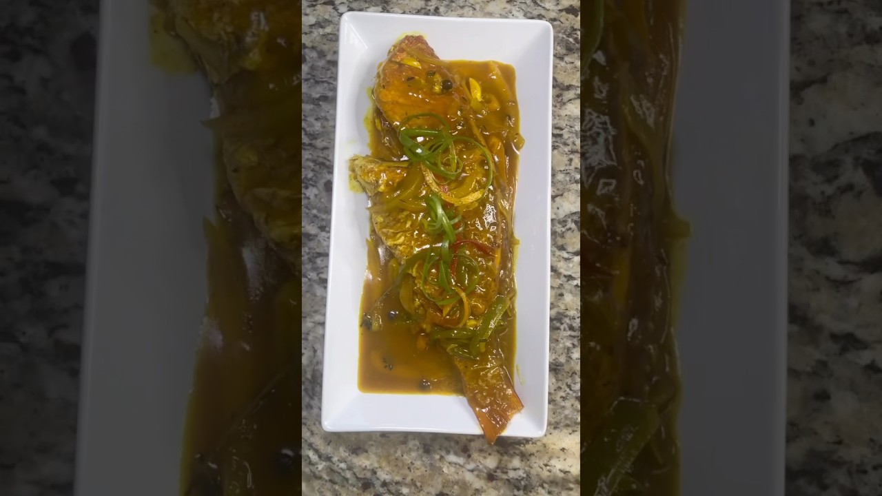 Curry Fish Jamaican 🇯🇲