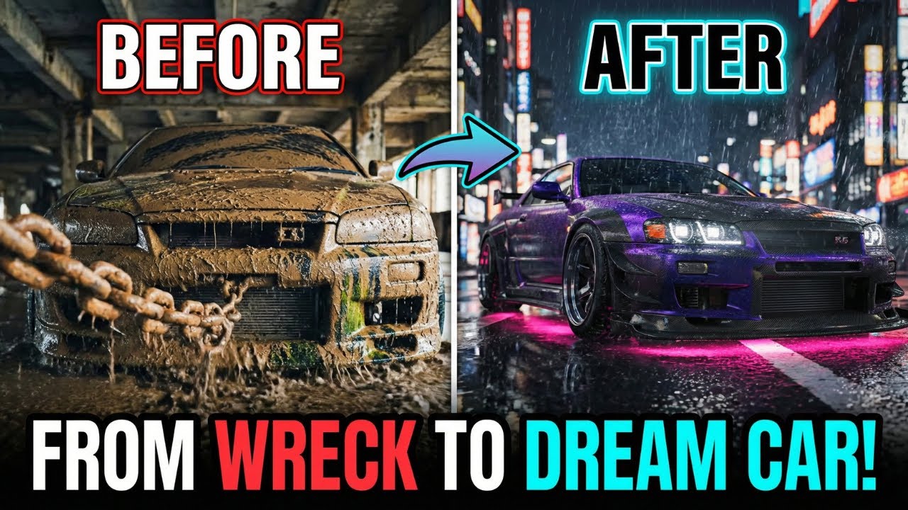 R34 GT-R: Cyberpunk Edition