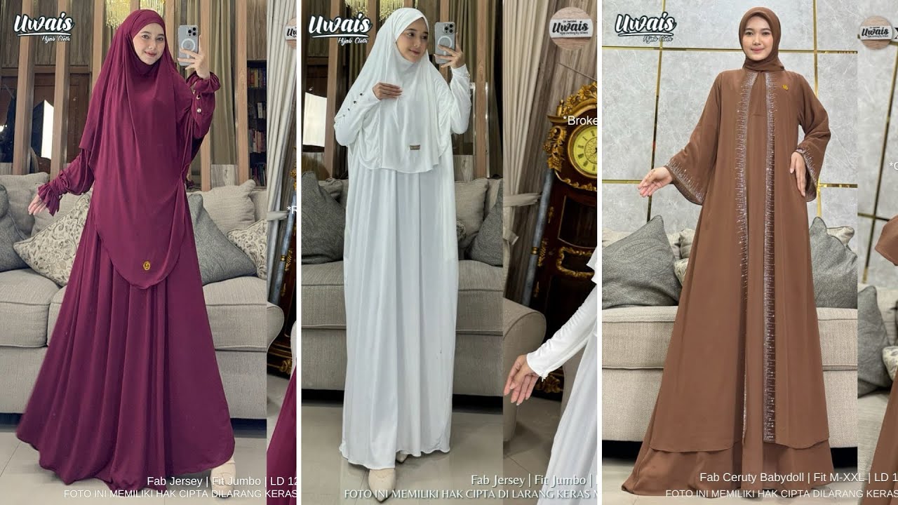 30+ BUSANA MUSLIM GAMIS SYARI MODEL TERBARU DAN KEKINIAN / Part 1
