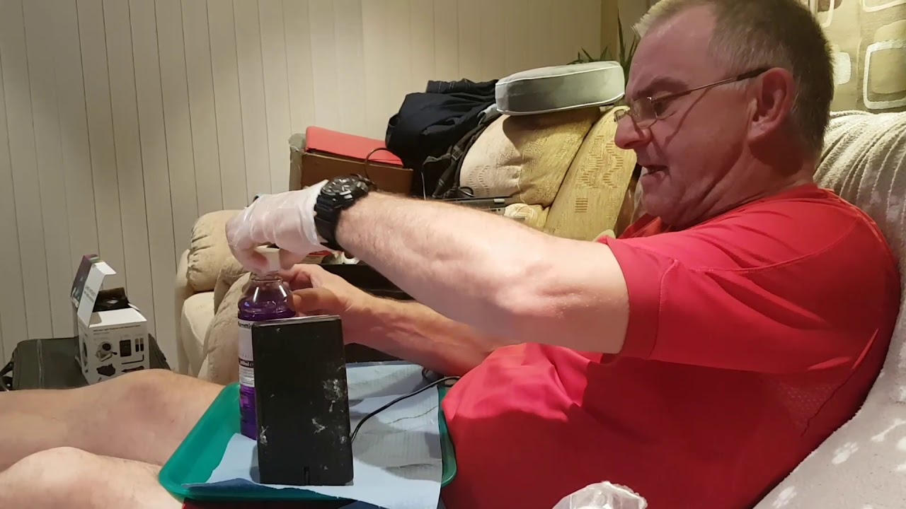 How to remove rubber coating that's gone sticky.