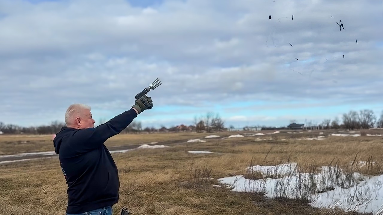 Een net tegen een drone: werkt het echt?