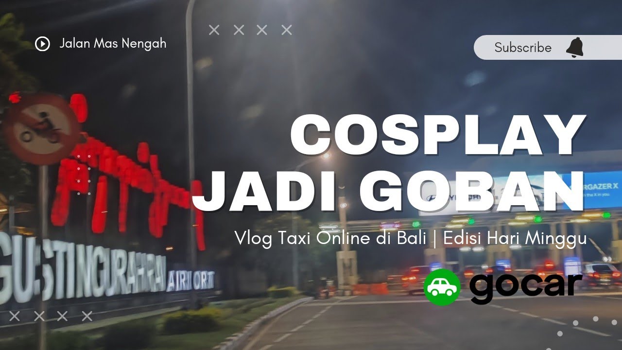 AKUN GOCAR REGULER BISA AMBIL PENUMPANG DI BANDARA?! VLOG TAXI ONLINE BALI | GRAB | AIR ASIA RIDE