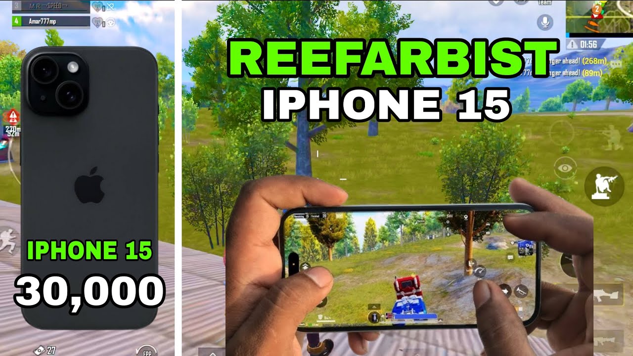 “Refurbished iPhone 15 (2025) 🔥 Performance & BGMI + PUBG Test | Gaming Beast or Not?”