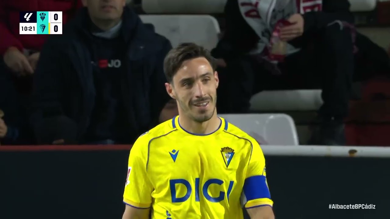 Jonathan Gómez: La Liga 2: Albacete (1) vs Cadiz (0) 01.17.26 (Albacete, Spain)