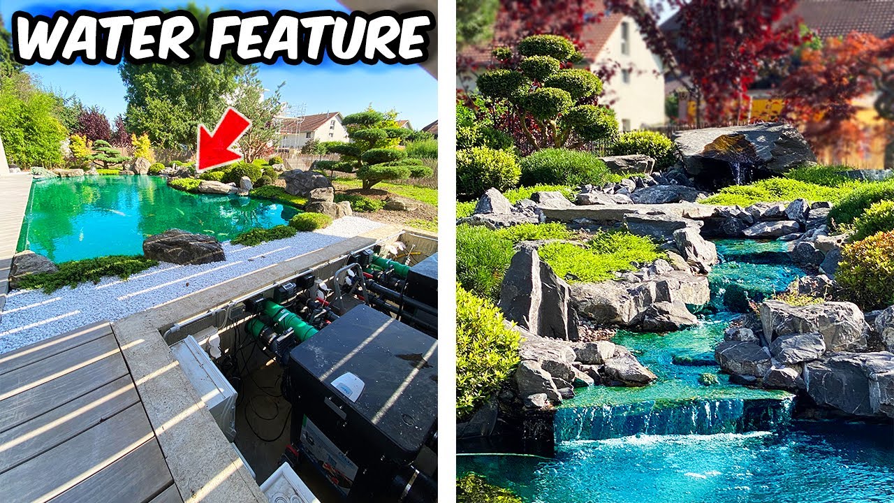 Japanese FISH POND and GARDEN (Big Water Feature)