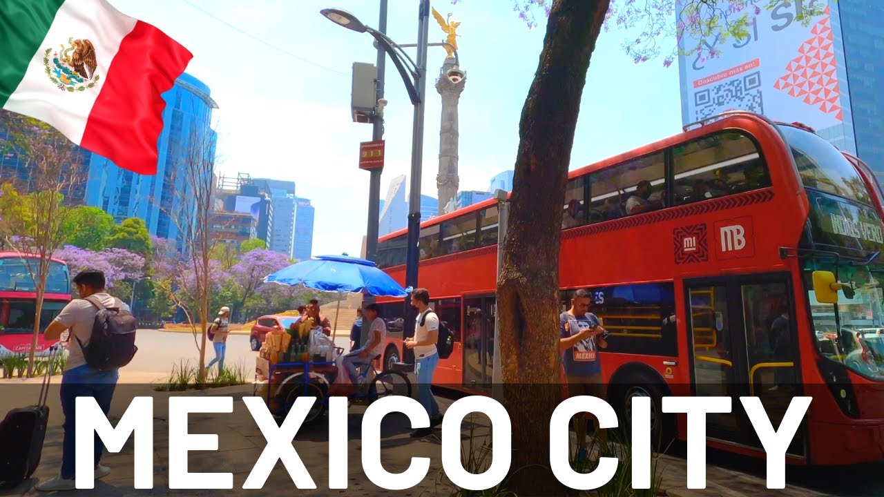 Mexico City 4K Walking Tour 2022 CDMX 4k Walk Reforma