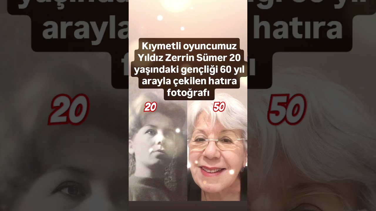 ZERRİN SÜMER 60 YIL ARAYLA ÇEKİLEN HATIRA FOTOĞRAFI YILLAR İÇİNDEKİ DEĞİŞİMİ