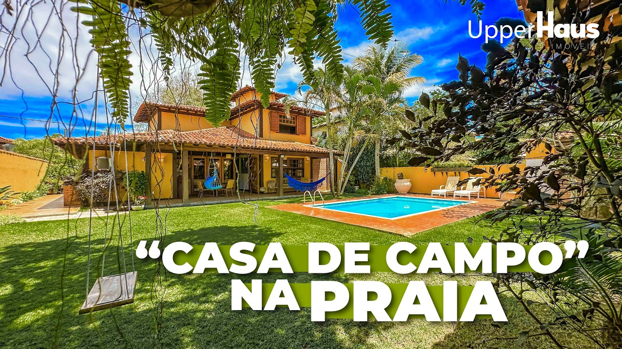 BÚZIOS! Poucos metros da praia! Lindo lazer e rusticidade apaixonante! Qualidade de vida!