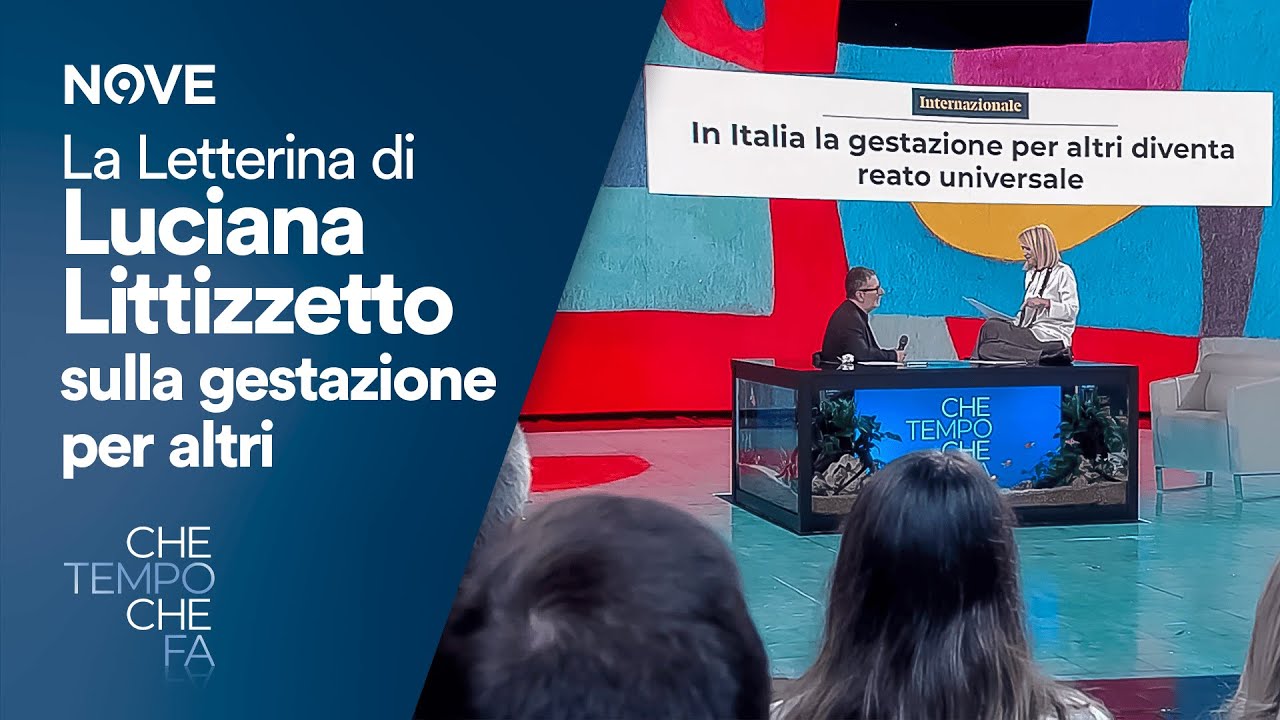 La Letterina di Luciana sull Gestazione per Altri | Che tempo che fa