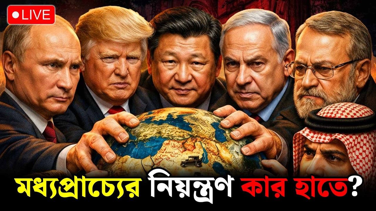 🔴LIVE: মধ্যপ্রাচ্যের নিয়ন্ত্রণ কার হাতে?