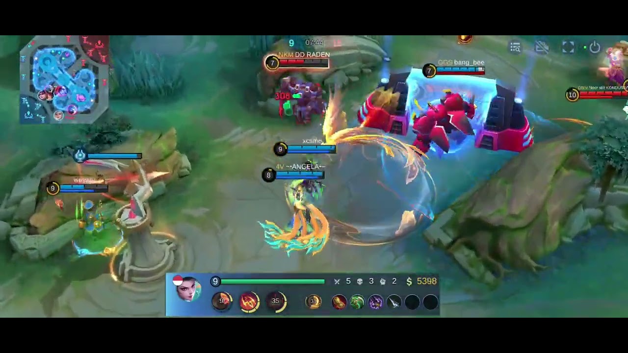KATANYA HERO LEMAH? 🤫 HANABI CARRY MODE: TRIPLE KILL & MOMEN OUTPLAY DI RANKED! 