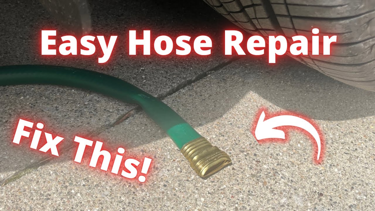 How to fix a garden hose end.