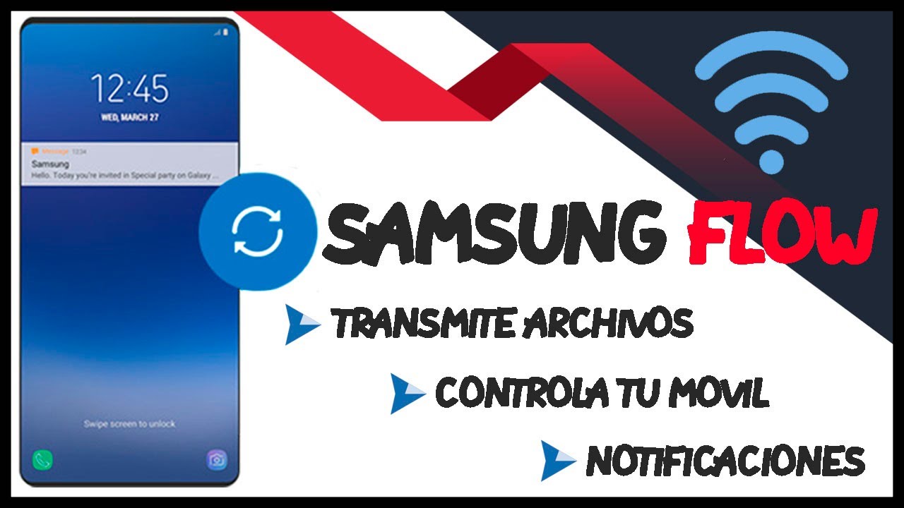 📱 Samsung FLOW | Transfiere archivos y controla el móvil desde el PC 💻 (WIFI)  / Para principiantes.