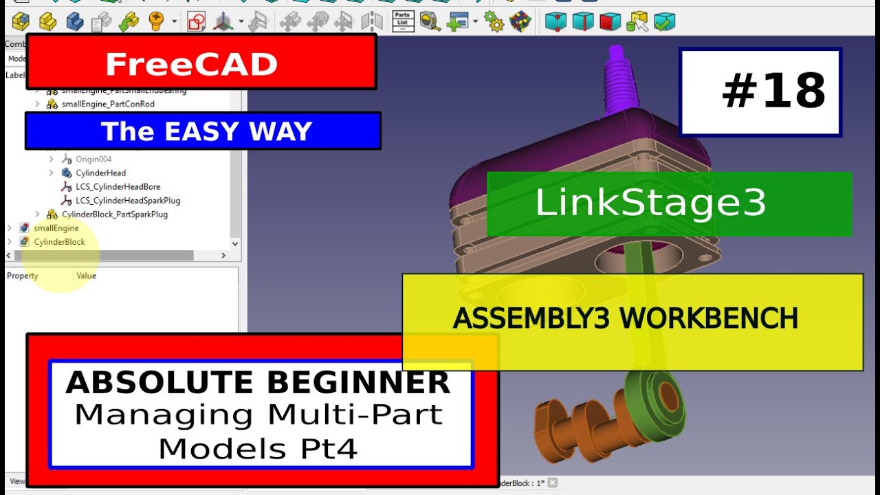 FreeCAD для начинающих #18 Верстак Assembly3
