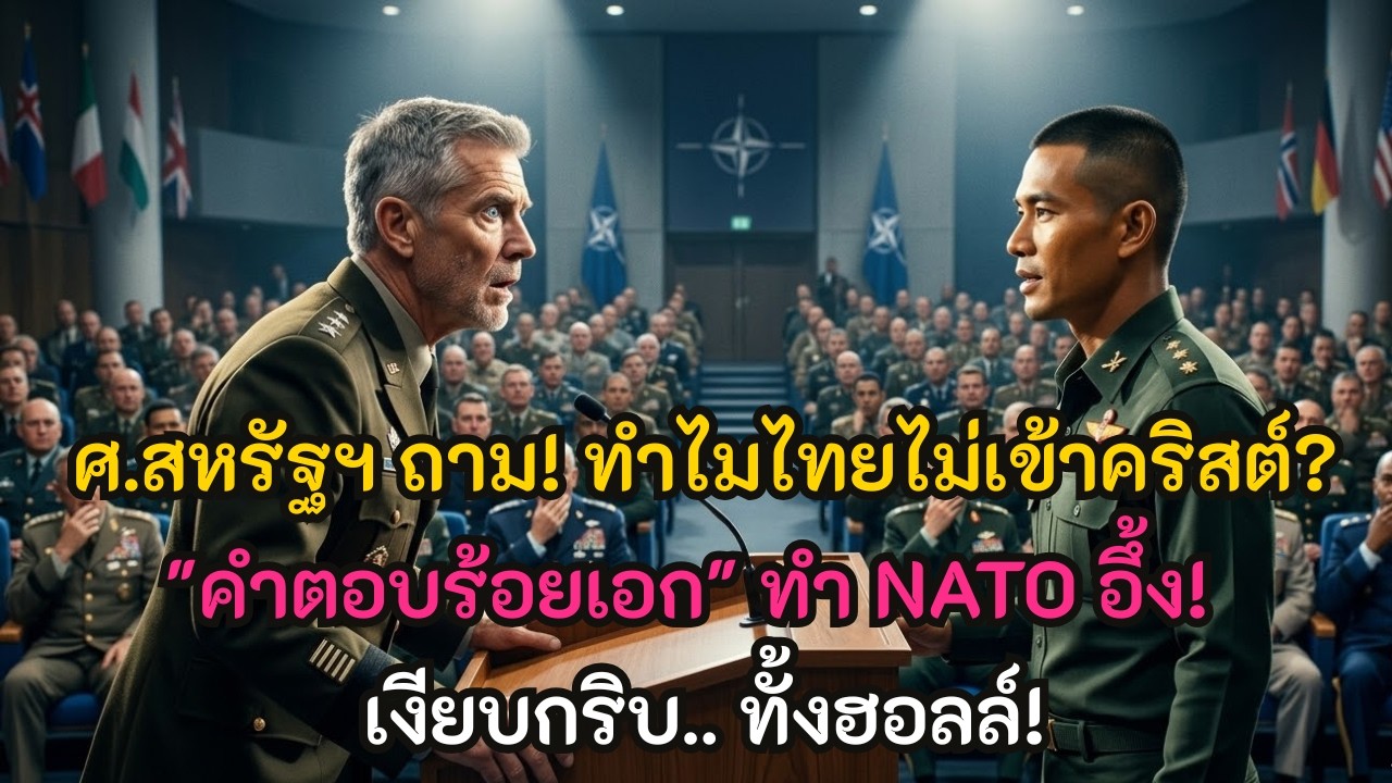 ศ.นายร้อยสหรัฐฯ ถามทำไมทหารไทยไม่เข้าคริสต์? คำตอบของร้อยเอกทำเอาทั้ง NATO เงียบกริบ!