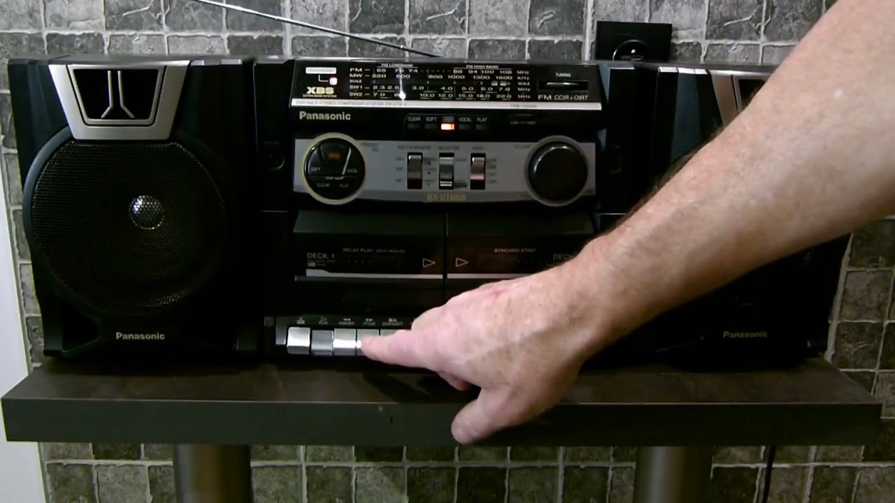 Radiomagnetofon Panasonic RX CT850