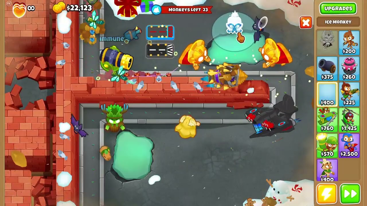 Btd6 Boss Rush Island 4 130 pops (Dreadbloons - Another Brick)