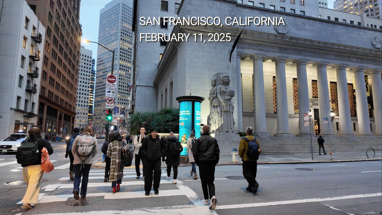 Walking San Francisco, California (February 11, 2025)