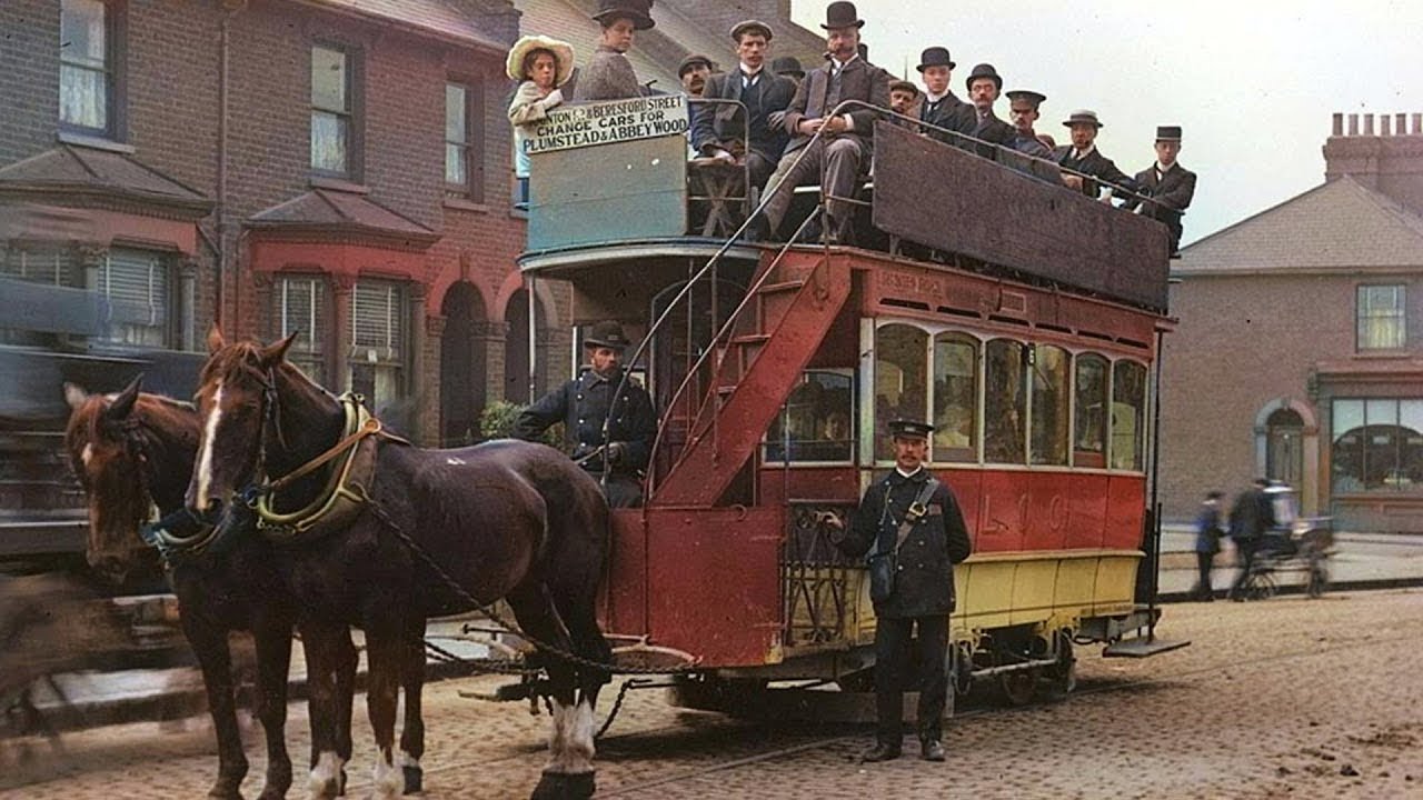 1868-1909 Victorian and Edwardian London / 56 Impressive Rare Photos Colorized