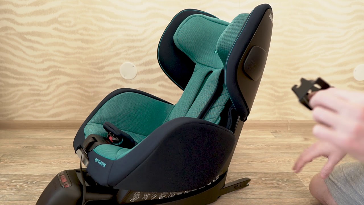 ОНЛАЙН ТРЕЙД.РУ — Детское автокресло RECARO OptiaFix Xenon Blue 6137.21504.66