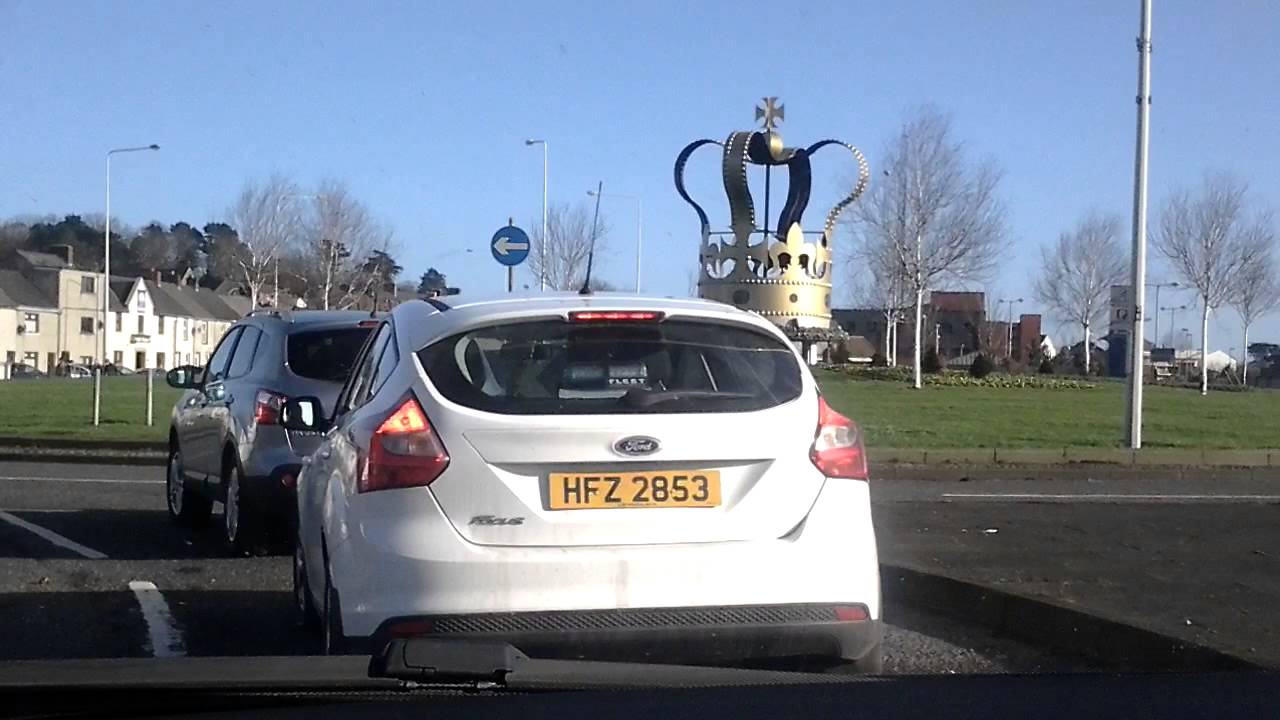 Larne Test Route | Handling Roundabouts & Road Signs