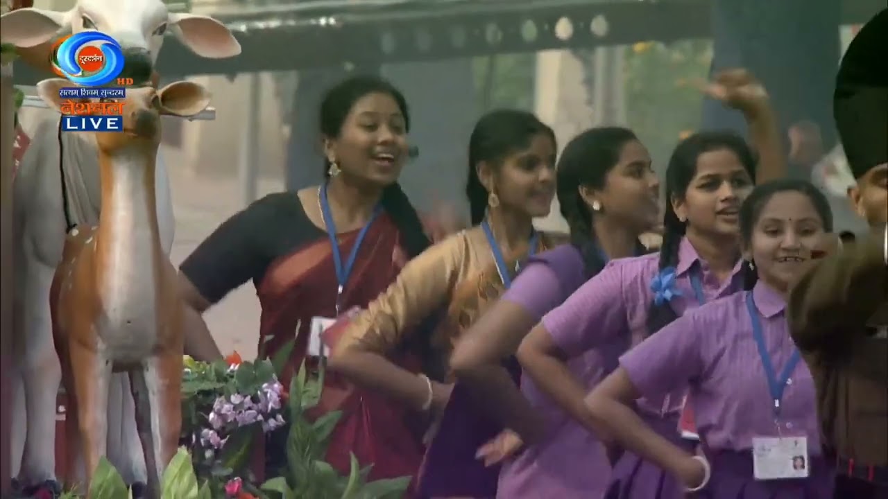 Andhra Pradesh state tableau on Republic day celebration 2024 (School Education)