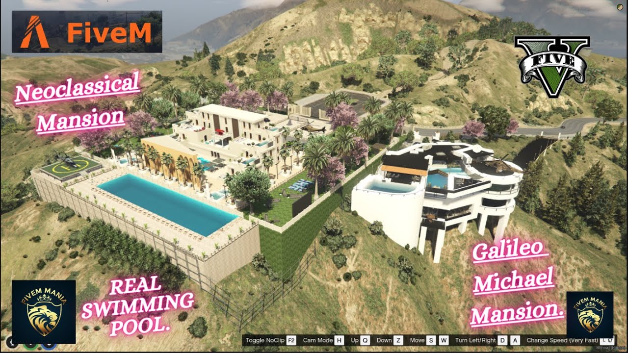 🏠 Neoclassical + Galileo Michael Mansion | Premium FiveM MLO Showcase – Must See!