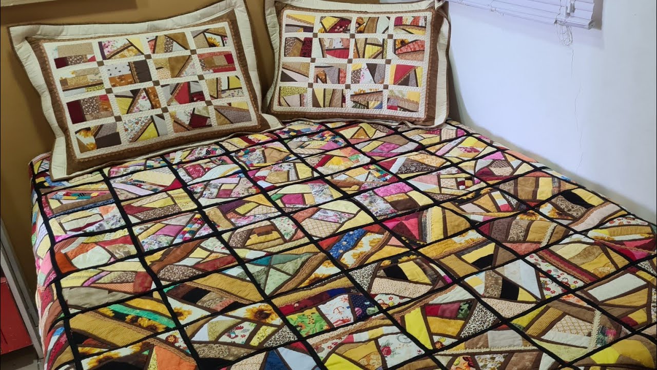 Aula 5 - Transformando os retalhos em luxo. Vitral em tecidos. Fronha e colcha de retalhos.