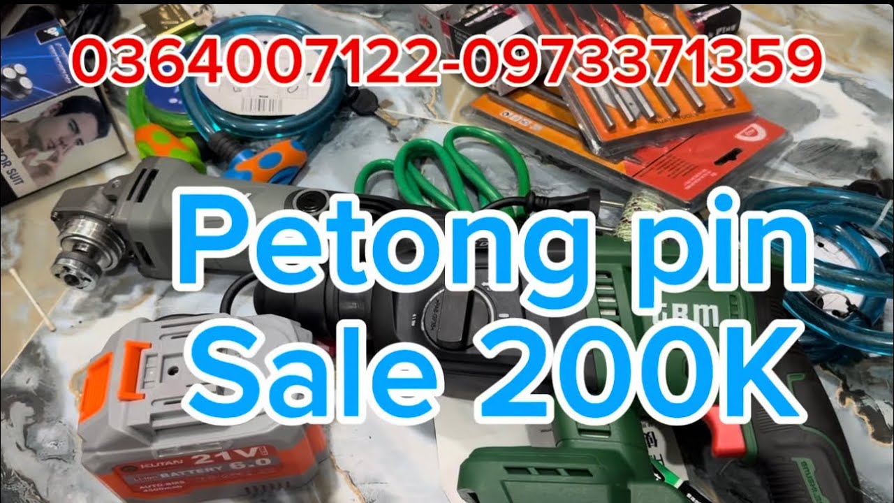 ✅✅✅Sale thân petong pin 3 chức năng 200k