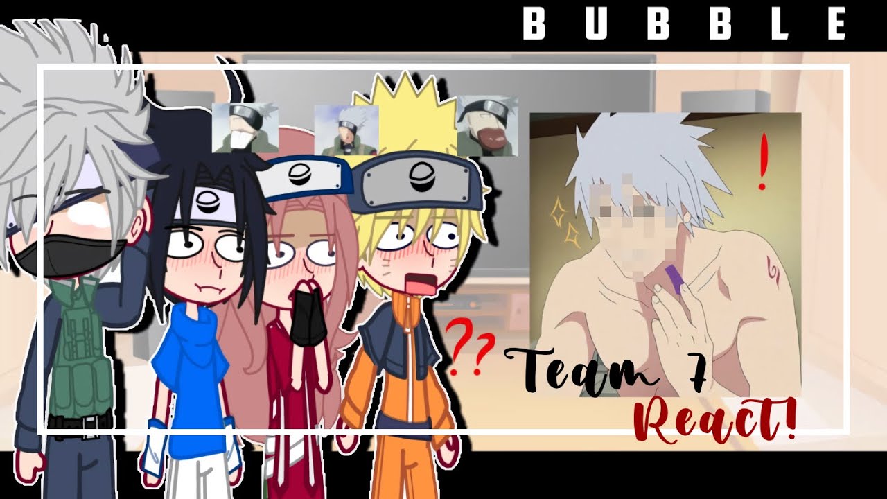 Team 7 react to Hatake Kakashi | FACE REVEAL ⁉️