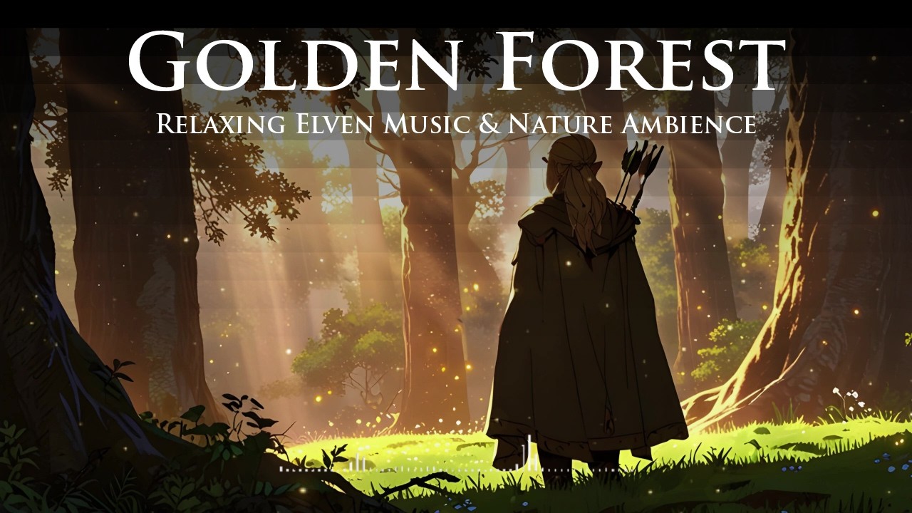 Legolas Stand in Golden Forest | Elven Music for Relaxing, Studying & Sleeping
