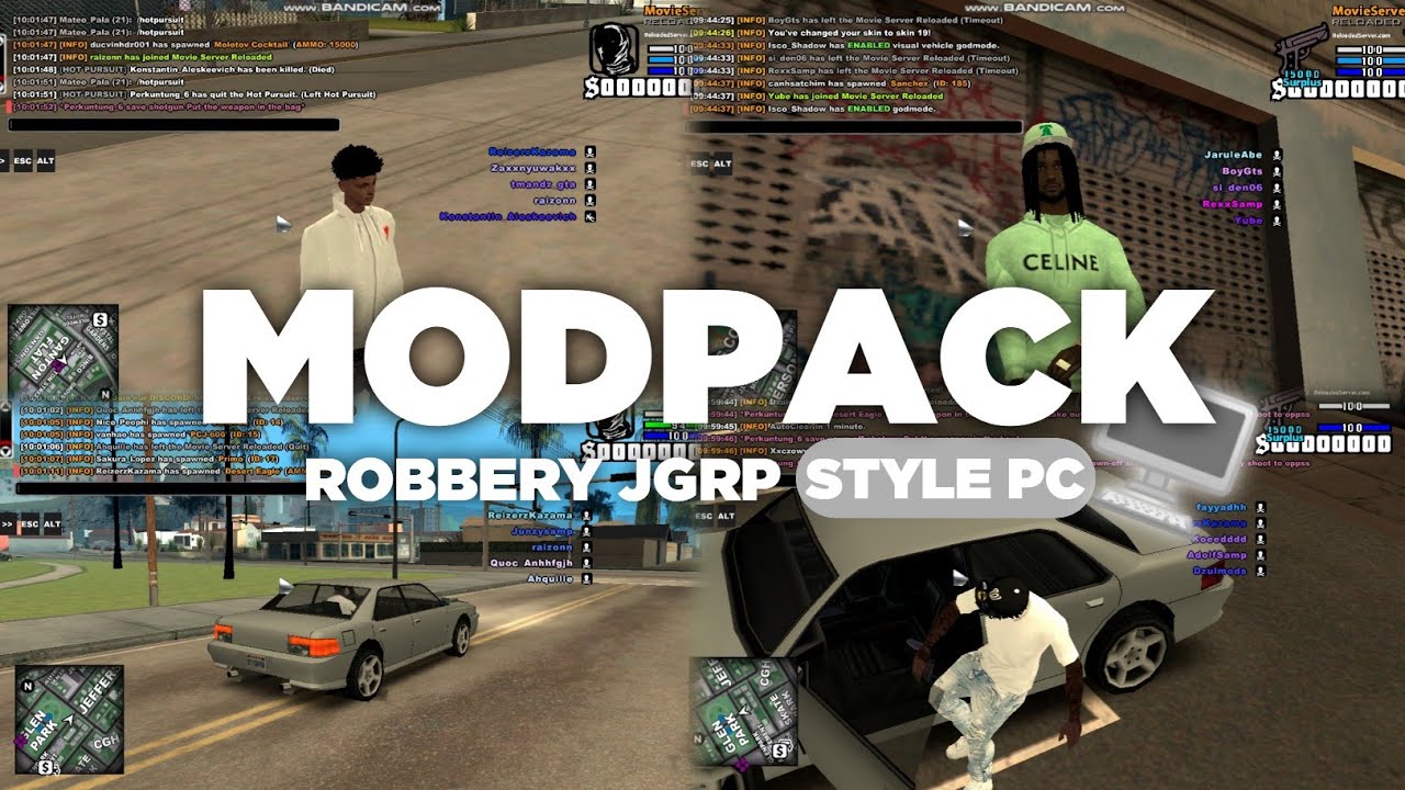 MODPACK ROBBERY STYLE JGRP ASLI LIKES PC ABIZZ INI MAH !!