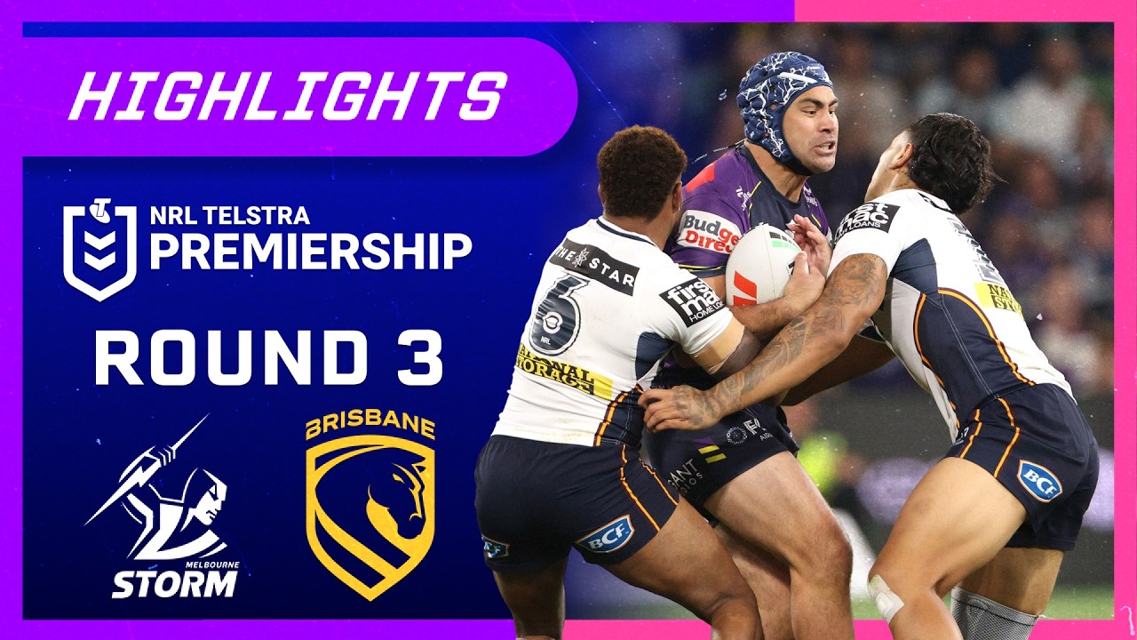 NRL Highlights: Storm v Broncos - Round 3 | NRL on Nine