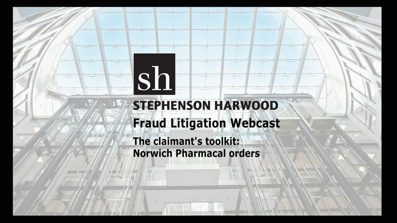 Fraud litigation &ndash; the claimant's 'toolkit': third party disclosure orders