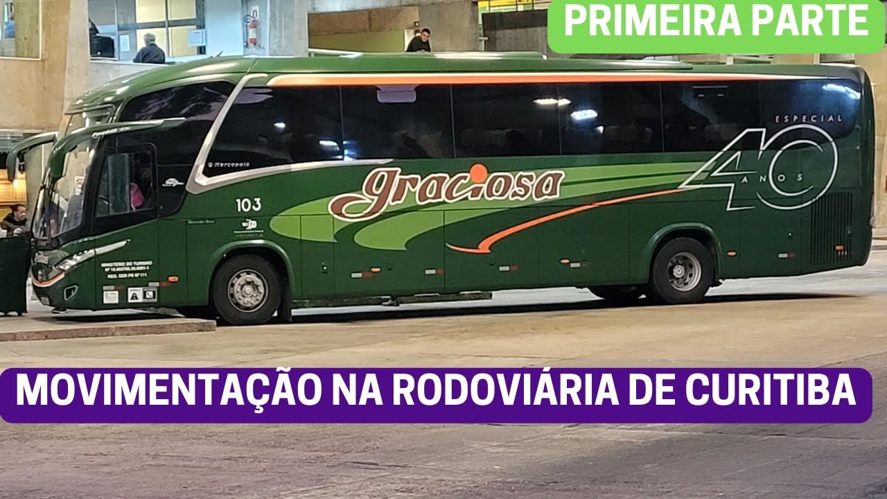 CURITIBA NO PAIXÃO BUS - MOVIMENTAÇÃO RODOVIÁRIA DURANTE O FDS PROLONGADO - PARTE 1