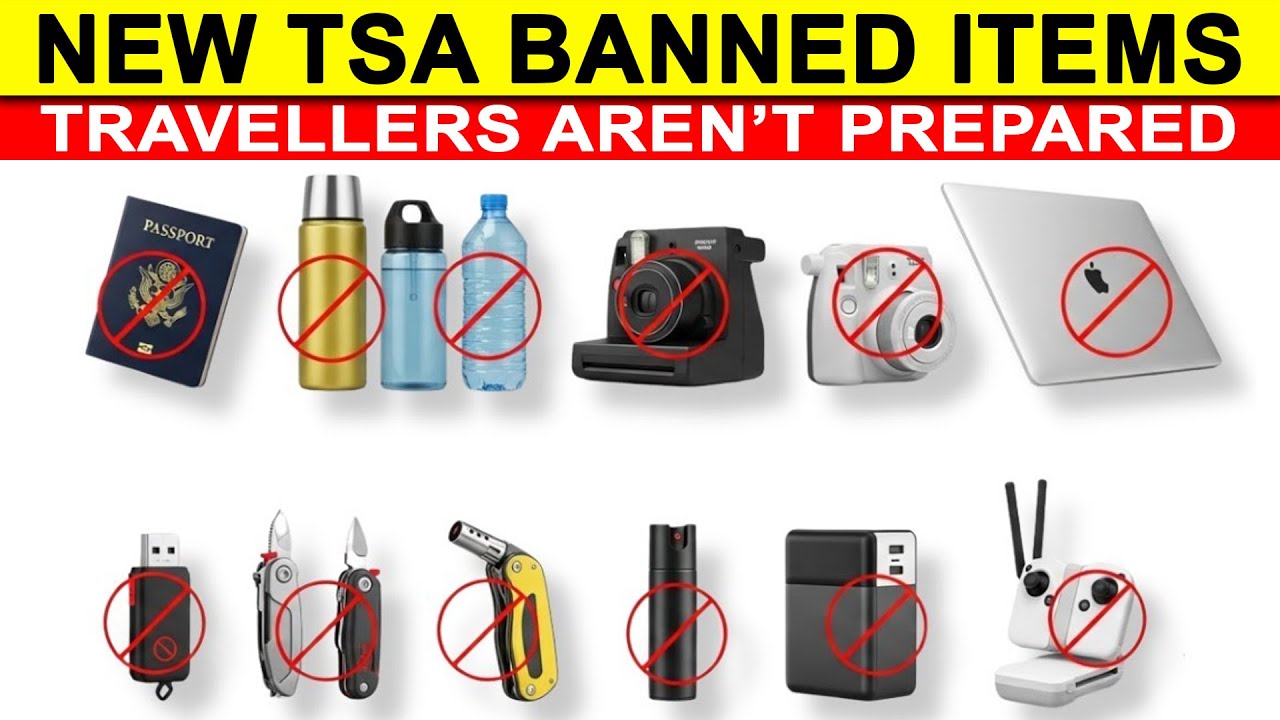 TSA Will CONFISCATE These Common Items in 2026 (Most Travelers Aren’t Prepared)