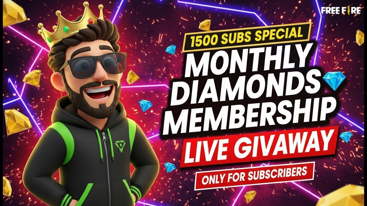 Win Diamonds with TP Abbas | Monthly Diamonds Membership Giveaway