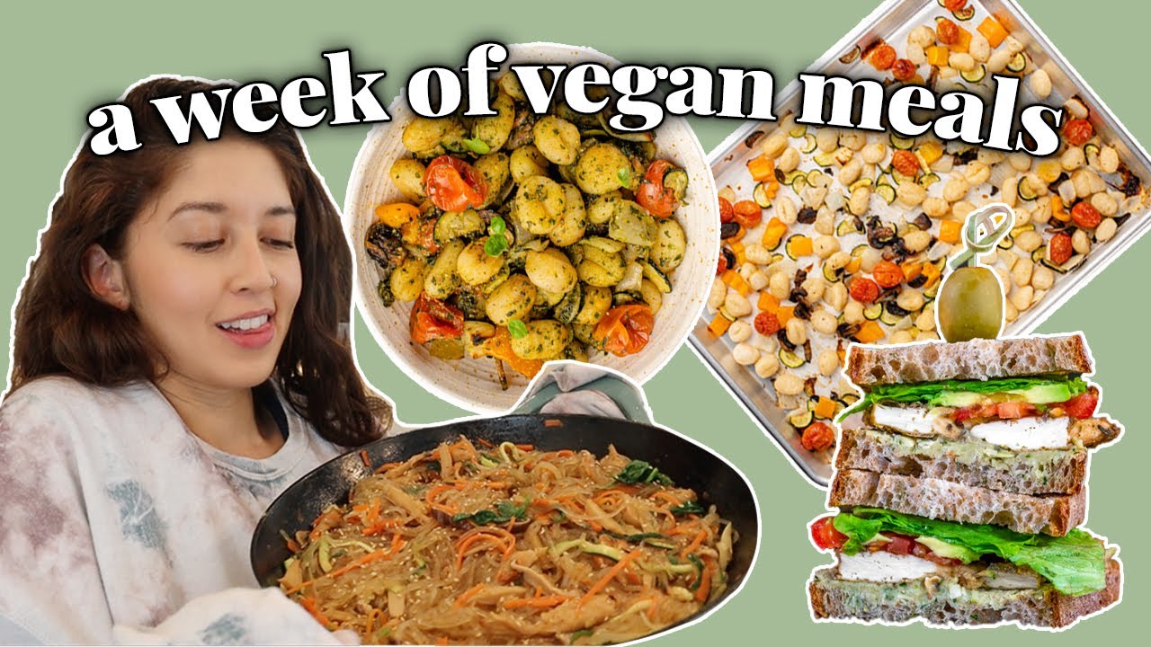 A Week of *Realistic* Vegan Lunches 😋