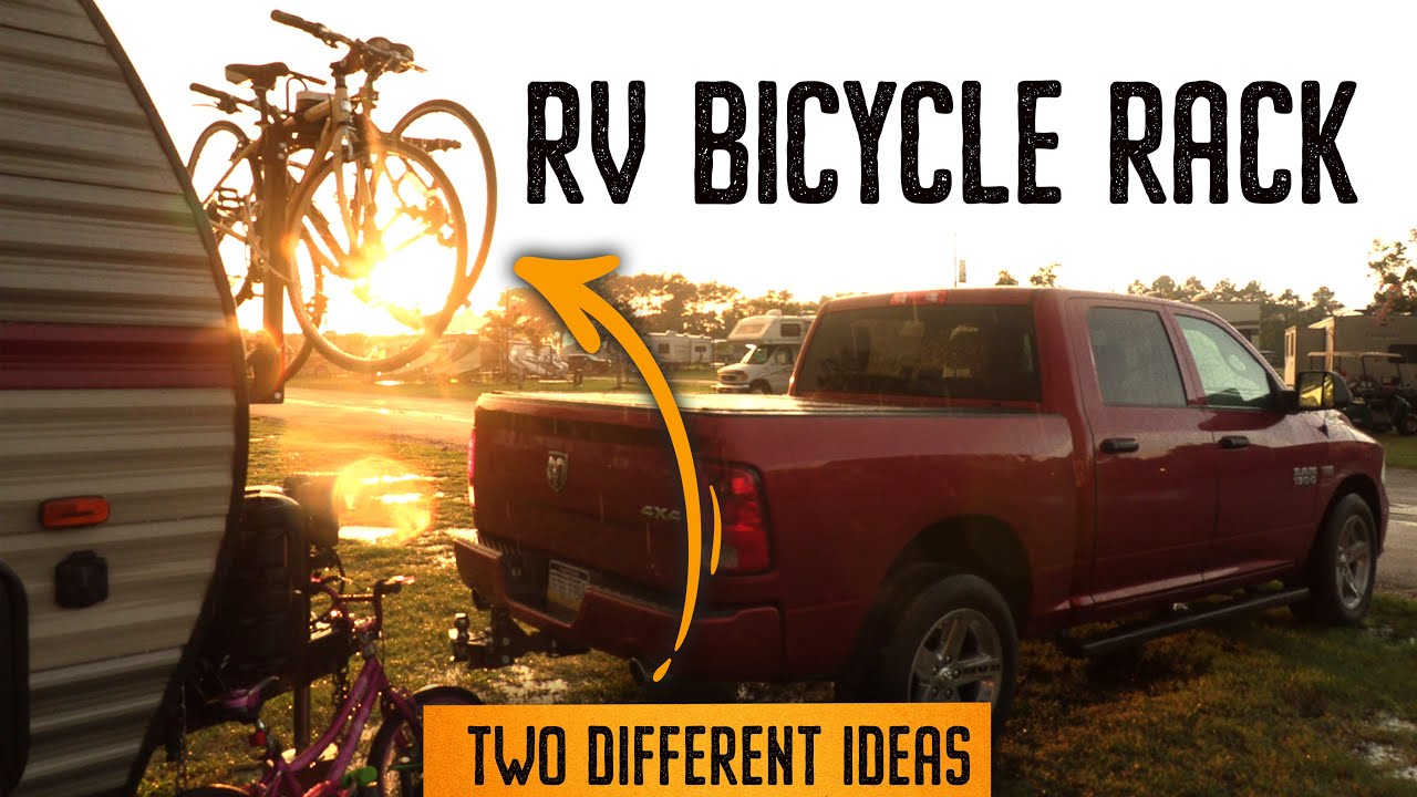 HOW TO BRING BICYCLES IN YOUR RV TRAVEL TRAILER -  IDEAS