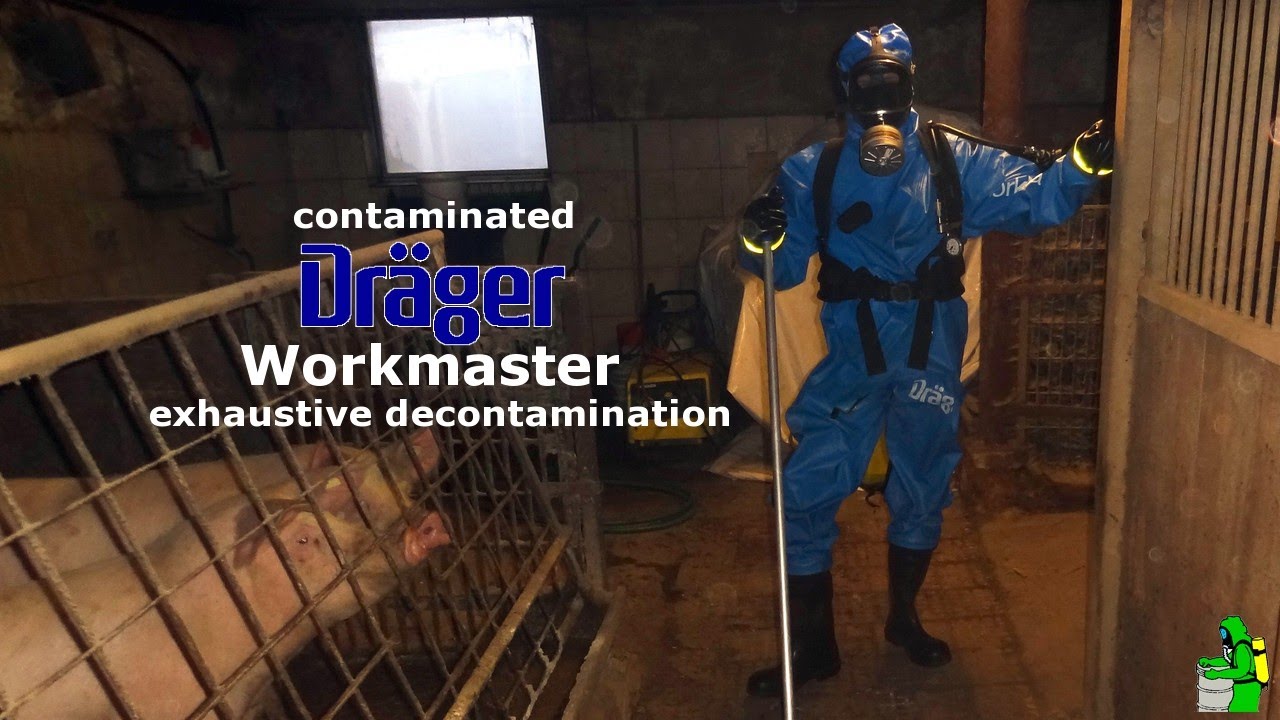 contaminated Dräger Workmaster  - exhaustive decontamination