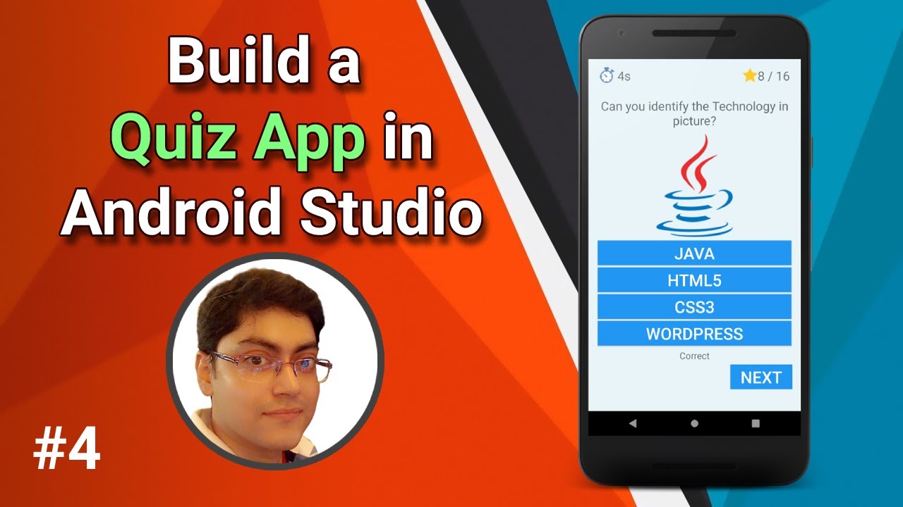#4 - Build a Complete Quiz App in Android Studio