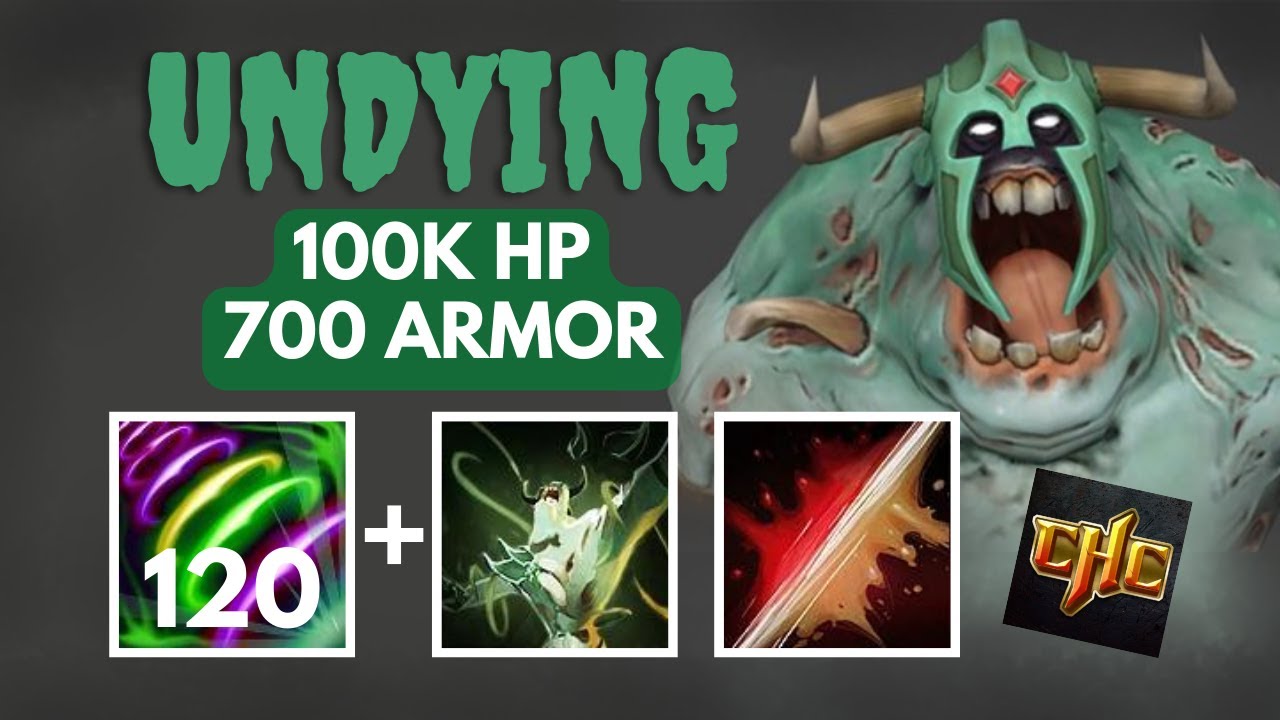 MOMENTUM + FLESH GOLEM & DOUBLE EDGE | UNBELIEVABLY CHONKY UNDYING | CUSTOM HERO CLASH DOTA 2