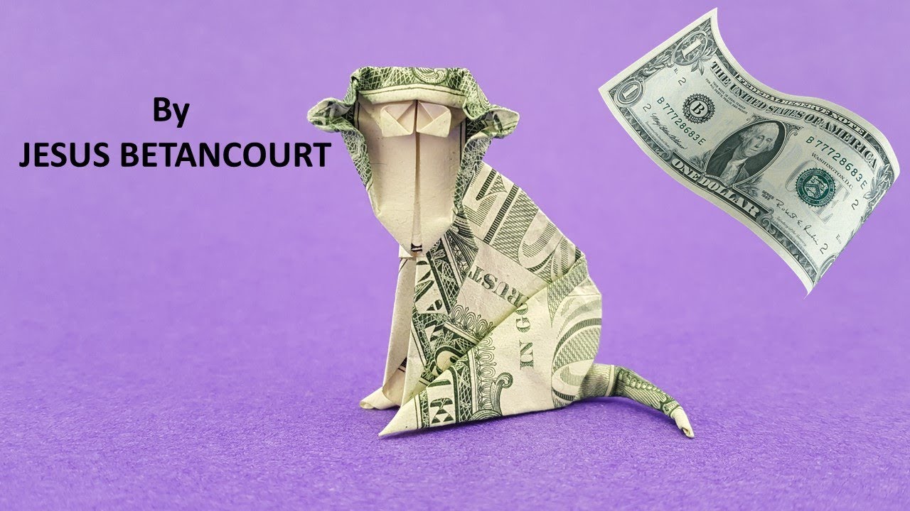 DOLLAR ORIGAMI MONKEY TUTORIAL
