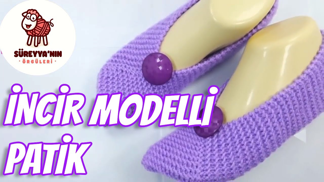 24 Dakikada İncir Modelli Harika Patik ✅ | İki Şiş Haroşe Patik Yapımı