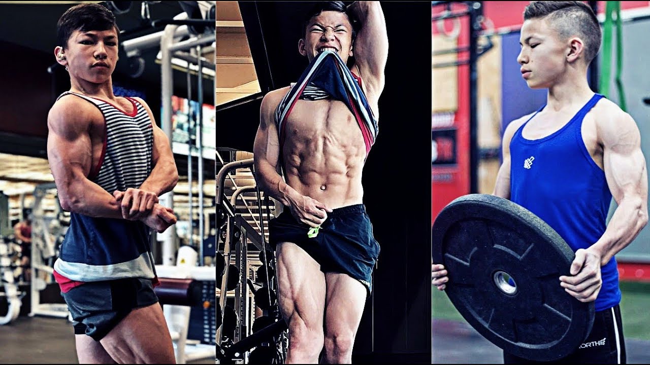 15 YEAR OLD BODYBUILDER Tristyn Lee Workout