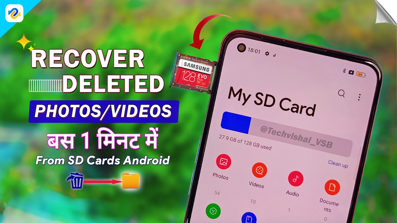 How to Recover Deleted Photos Videos & Files from SD Card android phone 2026