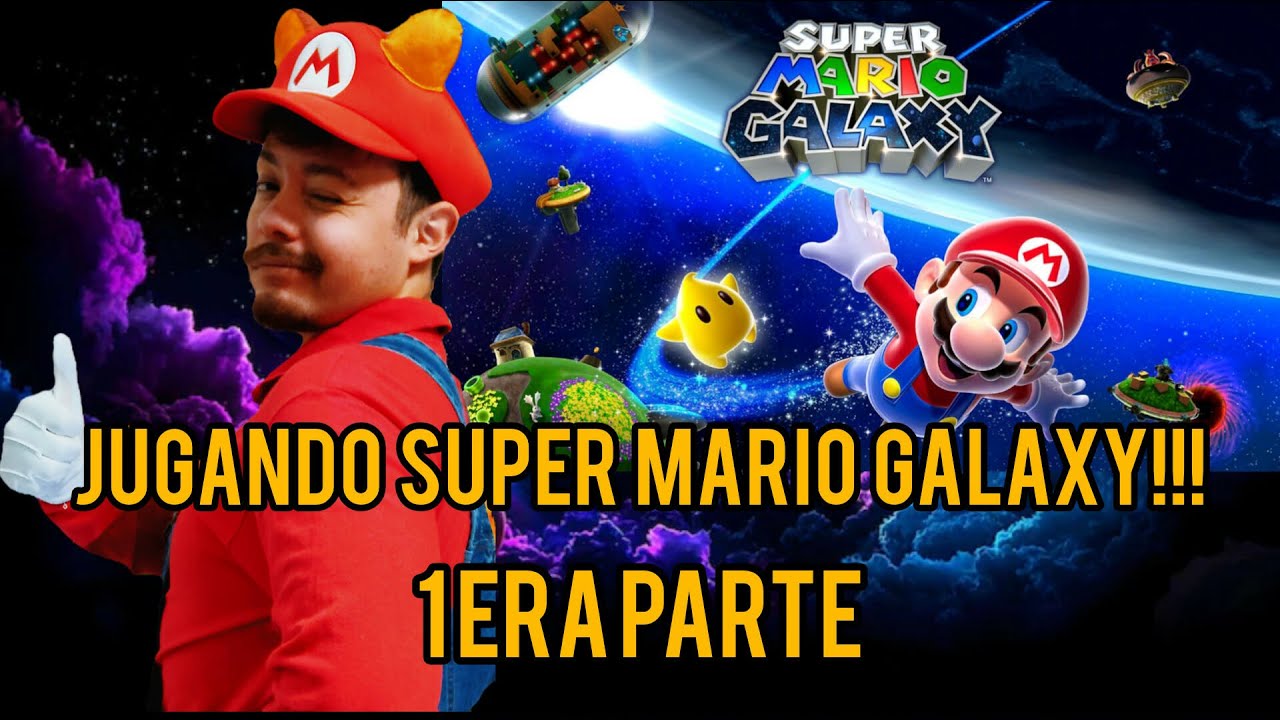 Jugando #supermariogalaxy primera parte!!  #mario #nintendo #parati #fyp