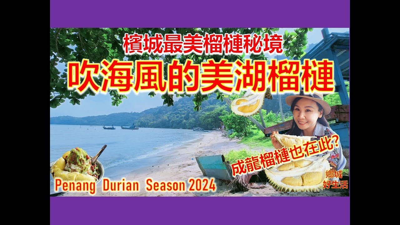槟城榴莲季节即将开始！最早有榴莲吃的隐藏式渔村/ 成龙榴莲你吃过吗？吹海风的榴莲風味浓郁！必吃榴莲煎蕊与海鲜/ Hidden Gem of Penang/ Gertak Sanggul